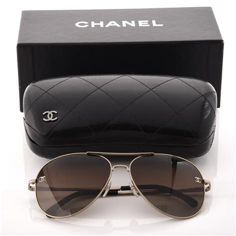 chanel aviator sunglasses 2017|vintage chanel aviator sunglasses.